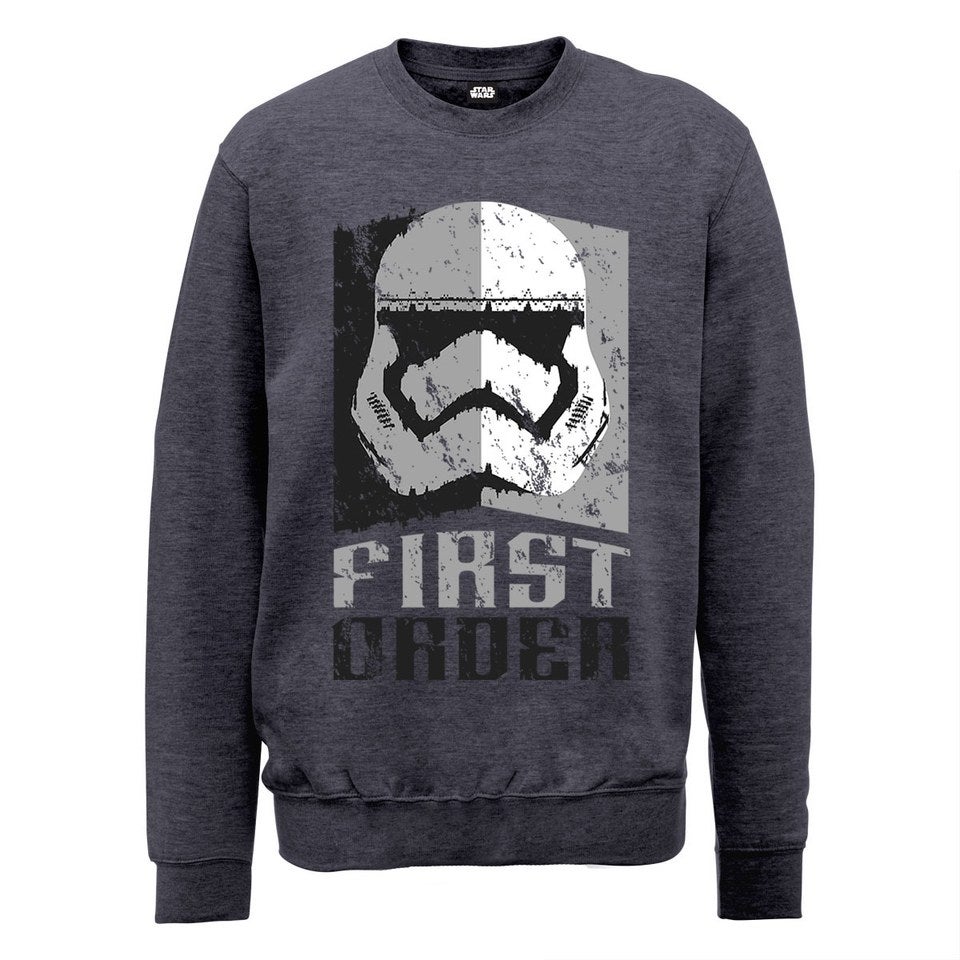 Star Wars The Force Awakens First Order Stormtrooper Head Grey