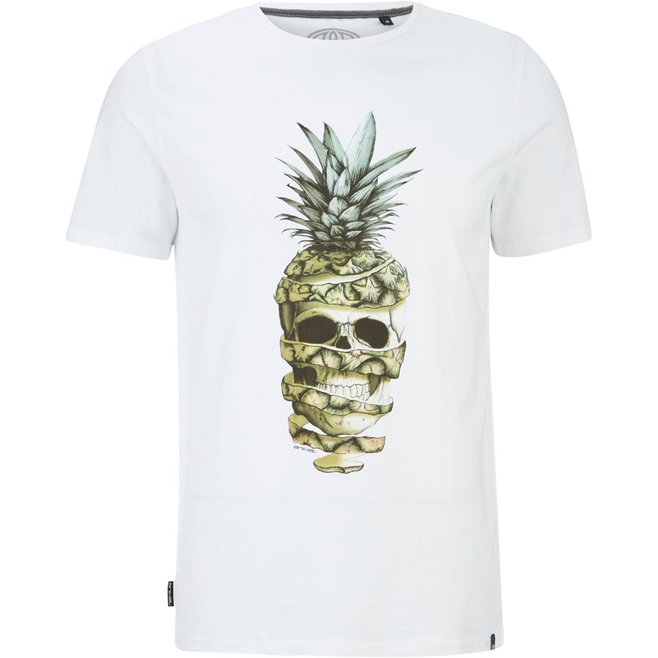 Animal Men s Lockte Pineapple Graphic T Shirt White Mens