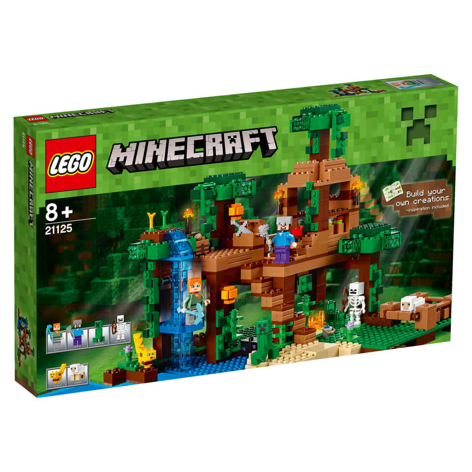 LEGO Minecraft: The Jungle Tree House (21125) Toys - Zavvi US