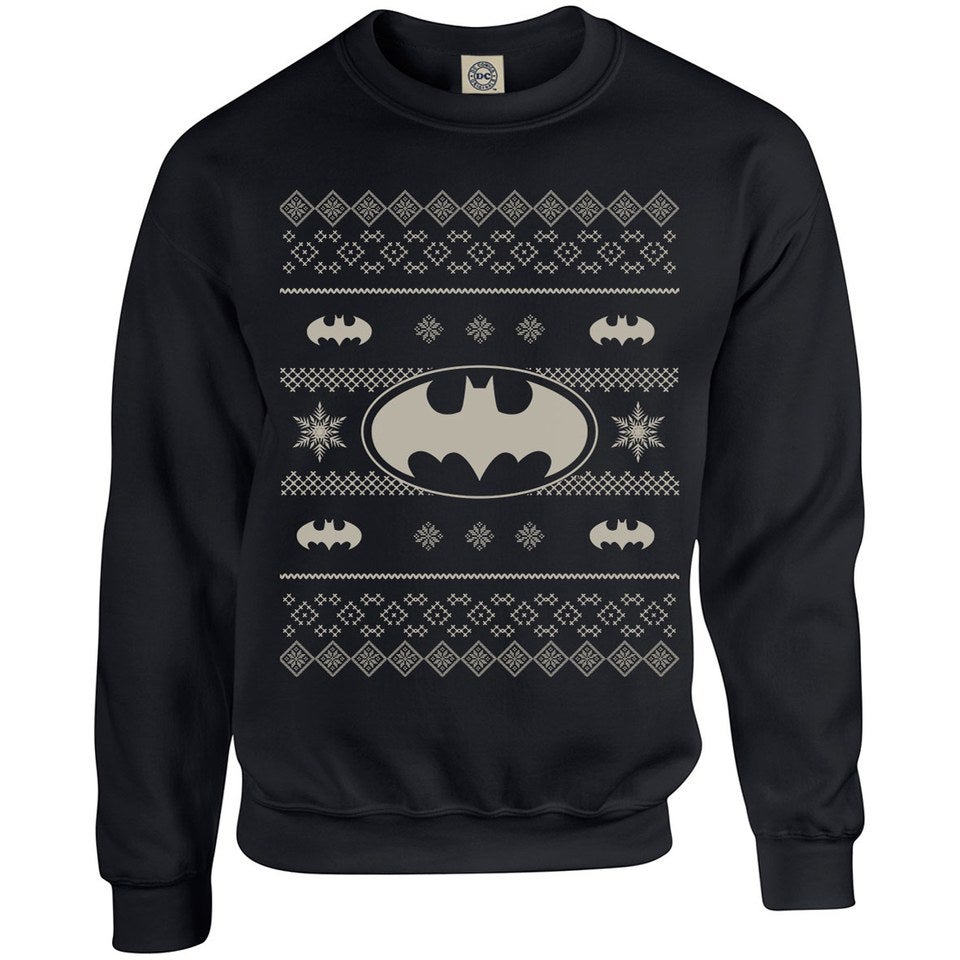 Serie van Afdeling Architectuur DC Originals Christmas Batman Sweatshirt - Black Merchandise | Zavvi España