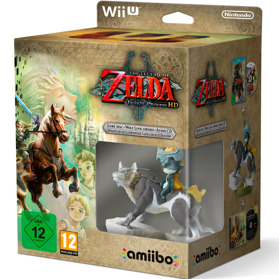 Porcentaje rojo Intentar The Legend of Zelda: Twilight Princess HD - Limited Edition (Includes Wolf Link  amiibo & Soundtrack CD) Wii U | Zavvi España