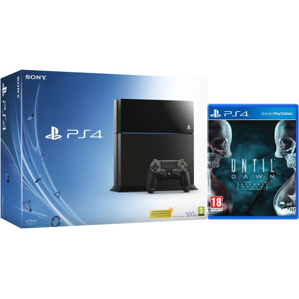 Sony PlayStation 4 500GB Console - Includes Until Dawn: Extended