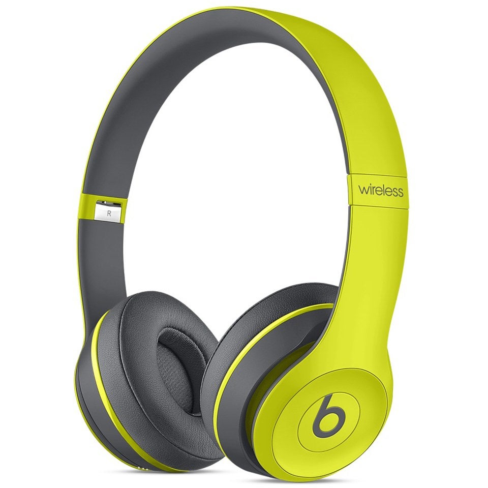 malm influenza modstand Beats by Dr. Dre: Solo2 Wireless Active Collection On Ear Headphones -  Yellow Electronics - Zavvi US