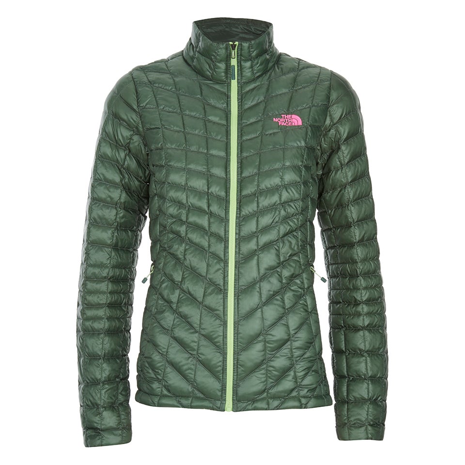 Green online thermoball jacket