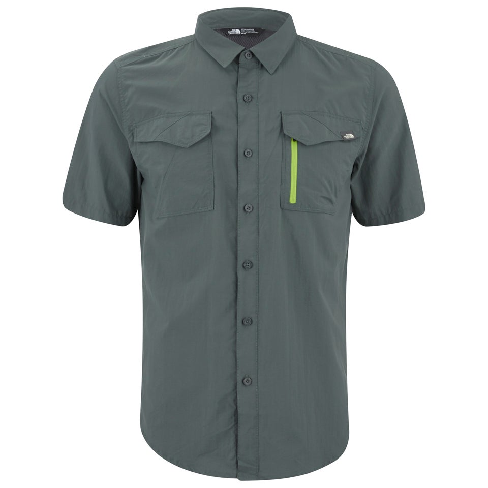The North Face Men s Sequoia Short Sleeve Shirt Spruce Green TheHut