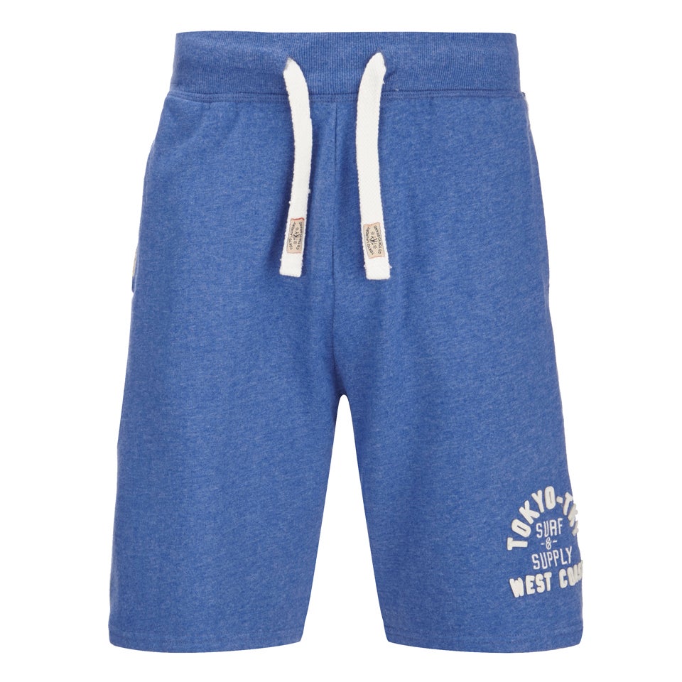 Tokyo Laundry Men s Willowick Sweat Shorts Blue Marl Clothing