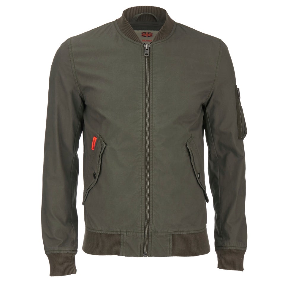 Superdry Men's Rookie Drone Bomber Jacket Cargo Green