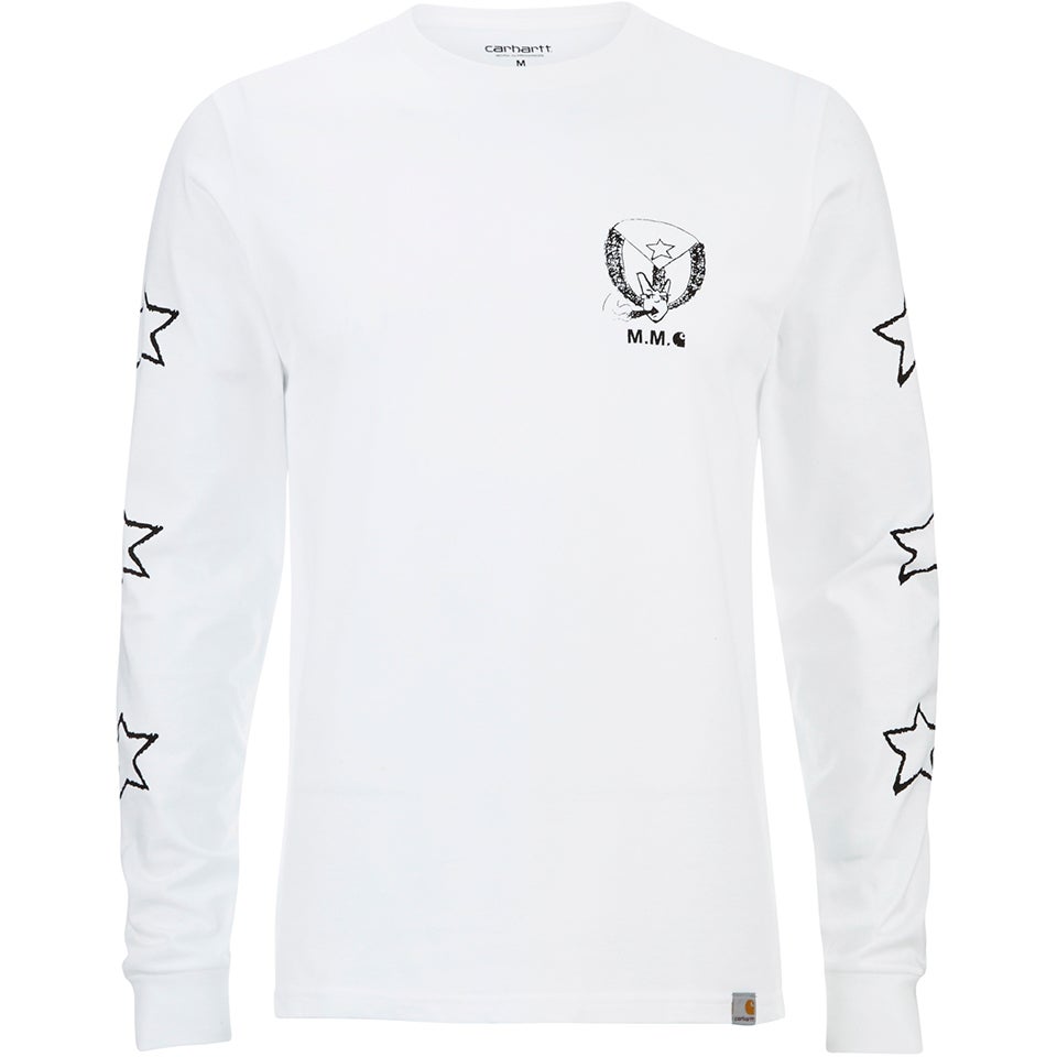 Carhartt X Moodymann Men's Long Sleeve MMC Set U Free T-Shirt - White
