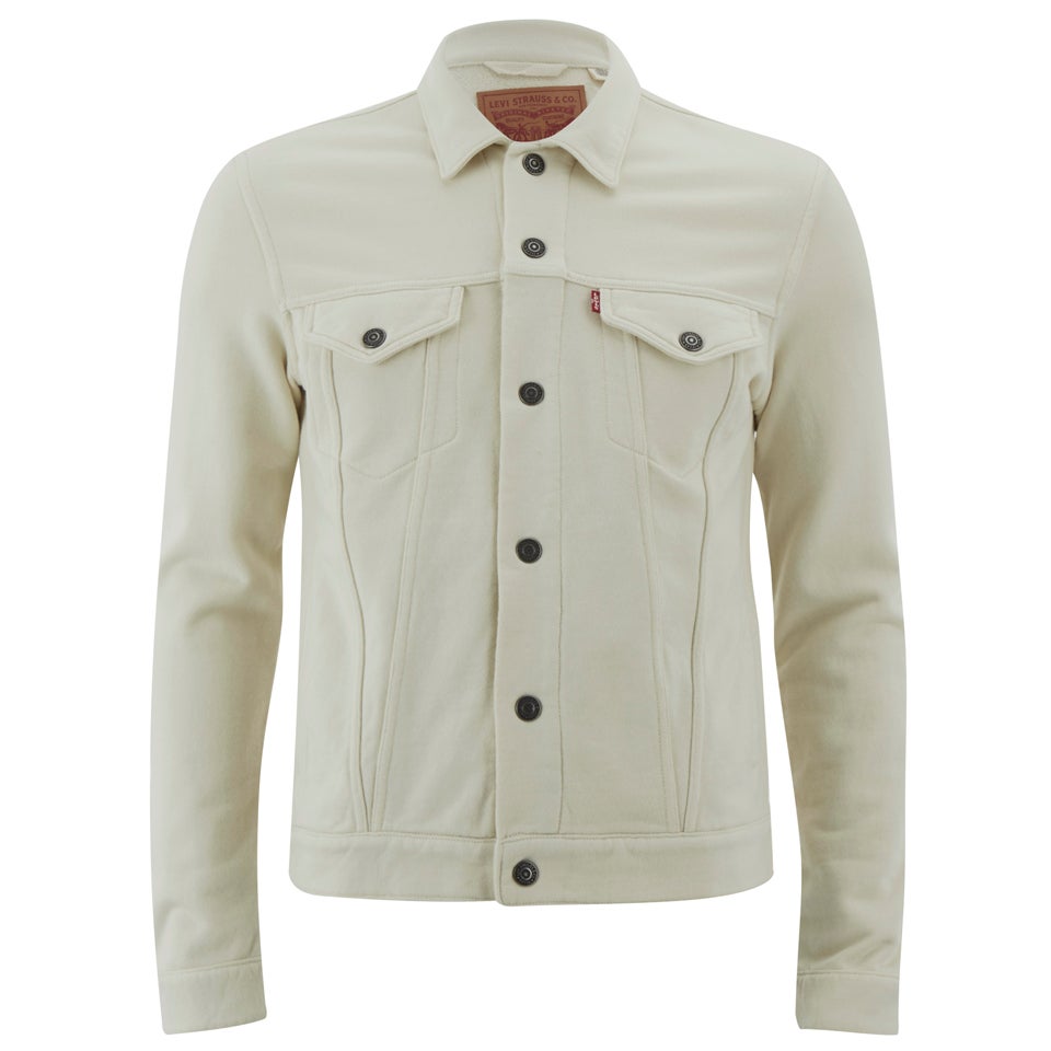 Levi's french terry trucker hotsell jacket