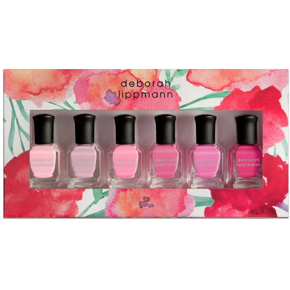 Deborah Lippmann Pretty in Pink Nail Varnish Set 6 x 8ml Worth