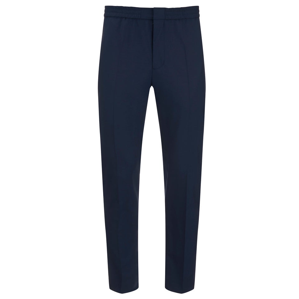 MSGM Men's Slim Fit Casual Trousers - Navy - Free UK Delivery Available