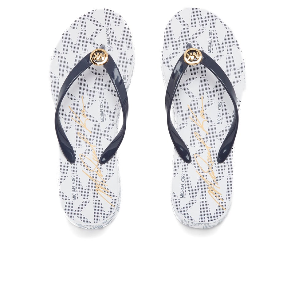michael kors flip flops belk