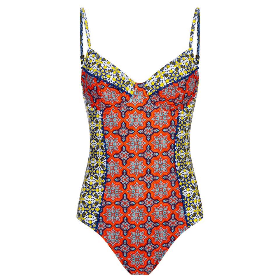 MINKPINK Women s Pepper and Splice Low Back One Piece Swimsuit Multi TheHut
