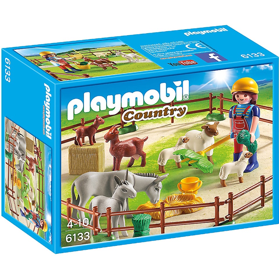Fermière avec animaux -Playmobil (6133) Toys