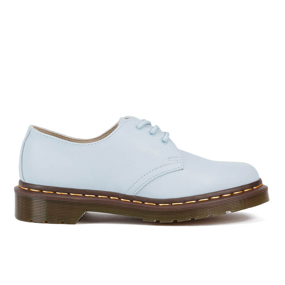Dr. Martens Women s Core 1461 Virginia Leather 3 Eye Flat Shoes Blue Moon TheHut