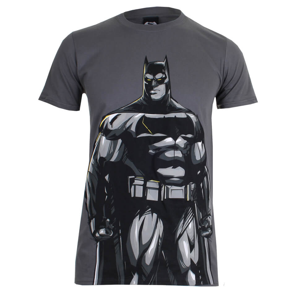 DC Comics Men's Batman v Superman Batman T-Shirt - Charcoal Merchandise -  Zavvi UK