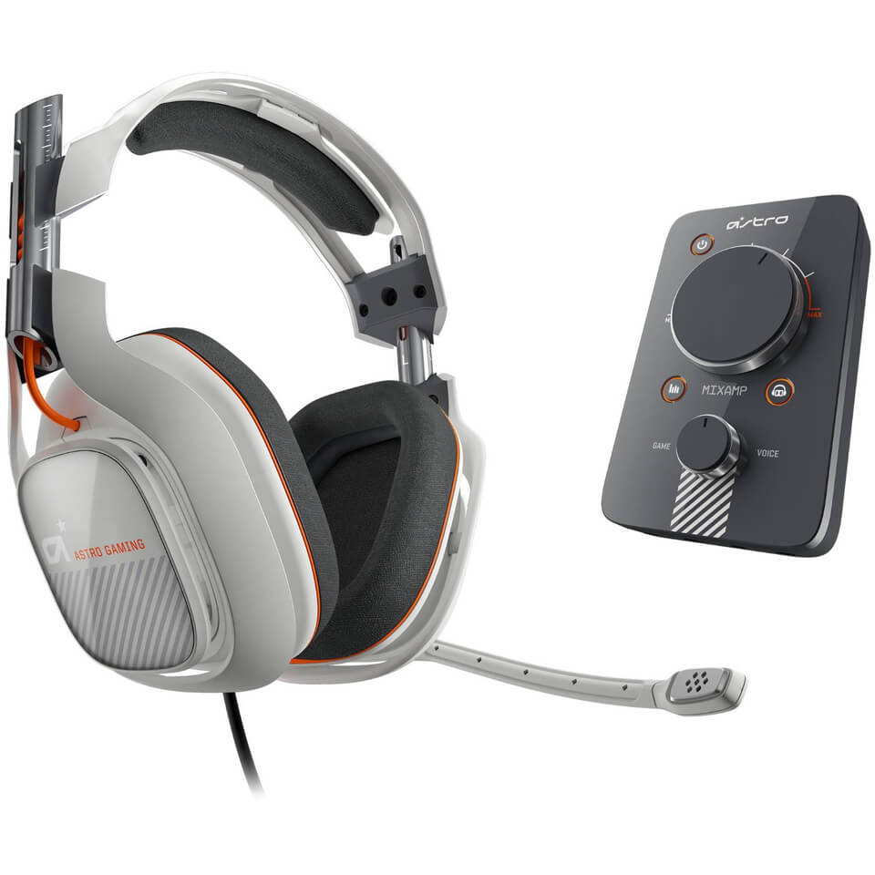 ASTRO A40 Headset + MixAmp Pro - White (PS4/PS3/PC) Games
