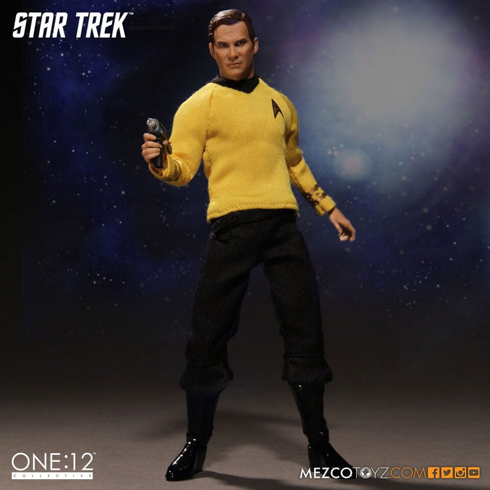 Mezco Star Trek Kirk 6 Inch Figure