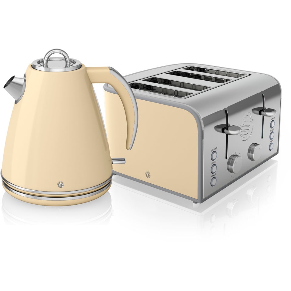 Swan cream kettle cheap