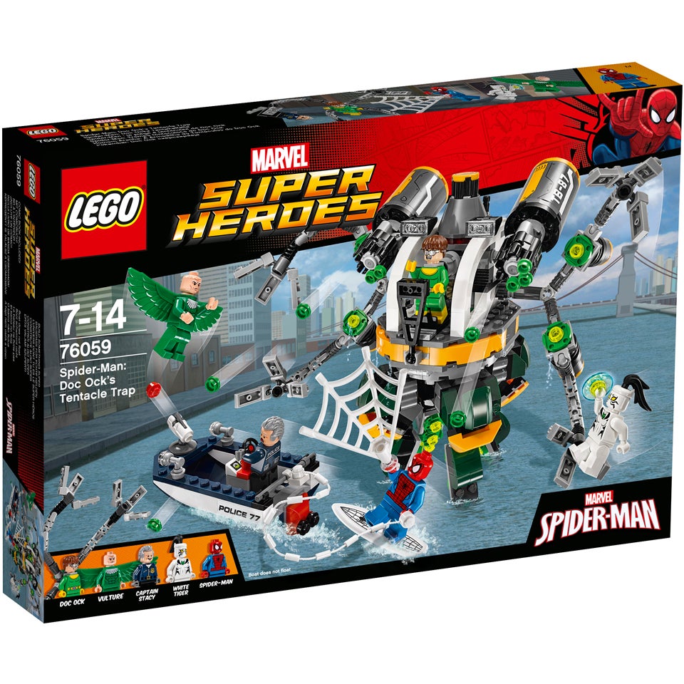 LEGO Superheroes Spider Man Doc Ock s Tentacle Trap 76059 Toys Zavvi UK