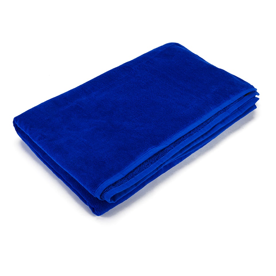 Hugo BOSS Beach Towel Carved Cobalt Free UK Delivery Available