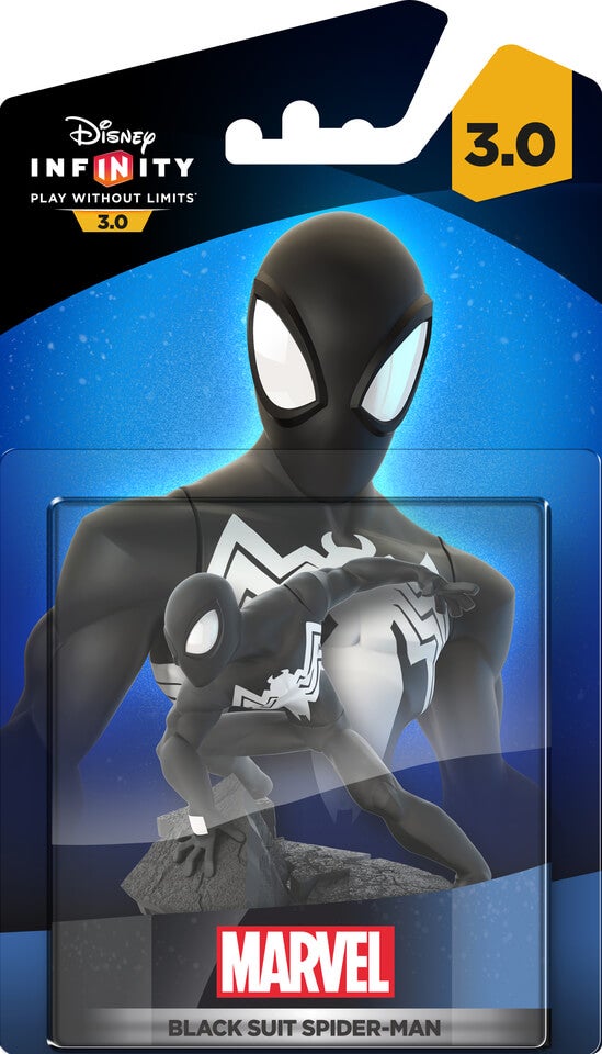 Disney Infinity : Black Suit Spiderman Figure Games - Zavvi US