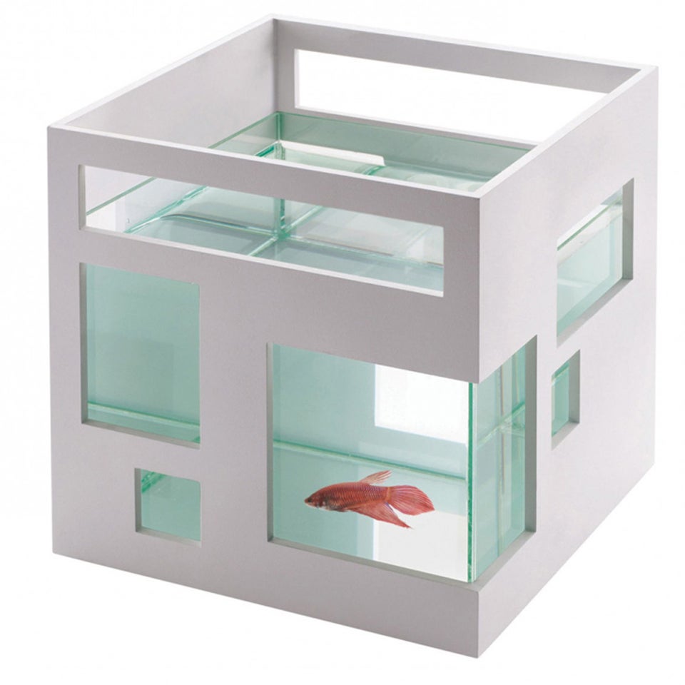 Umbra Fish Hotel Aquarium - White