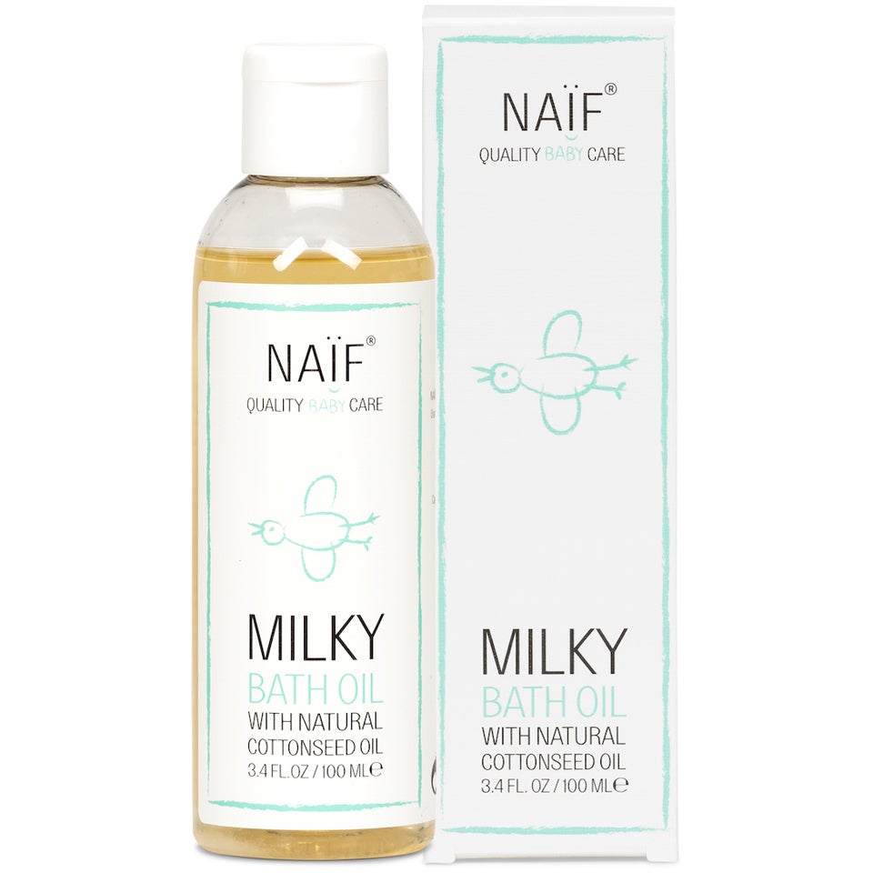 Milky shop bath oil