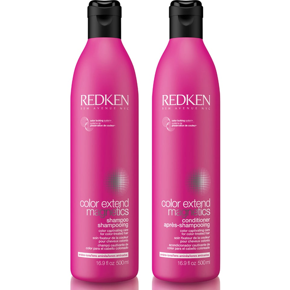 wafer Unravel Rosefarve Redken Colour Extend Magnetic Shampoo & Conditioner-sett 500 ml - GRATIS  levering