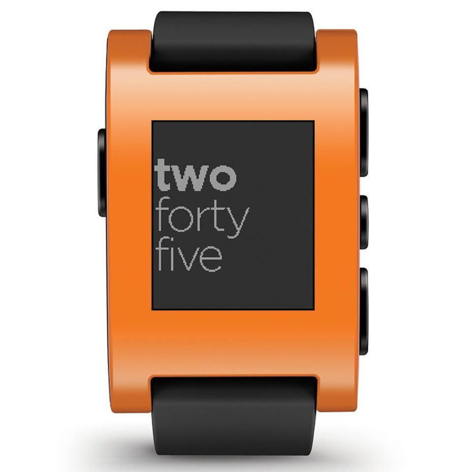 Pebble Classic Smartwatch Orange IWOOT UK