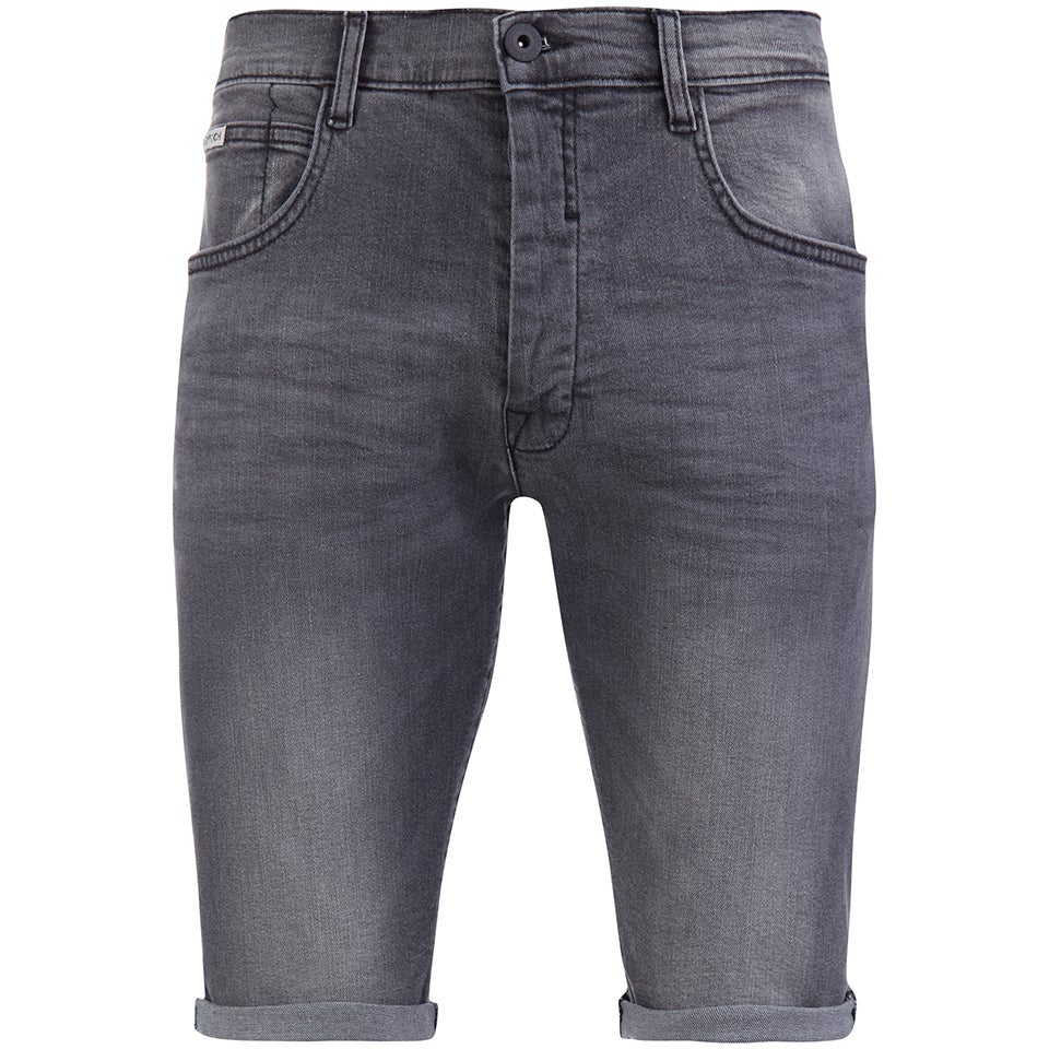 Crosshatch cheap denim shorts