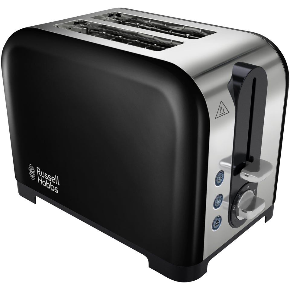 Russell Hobbs 22392 2 Slice Canterbury Toaster Black IWOOT UK