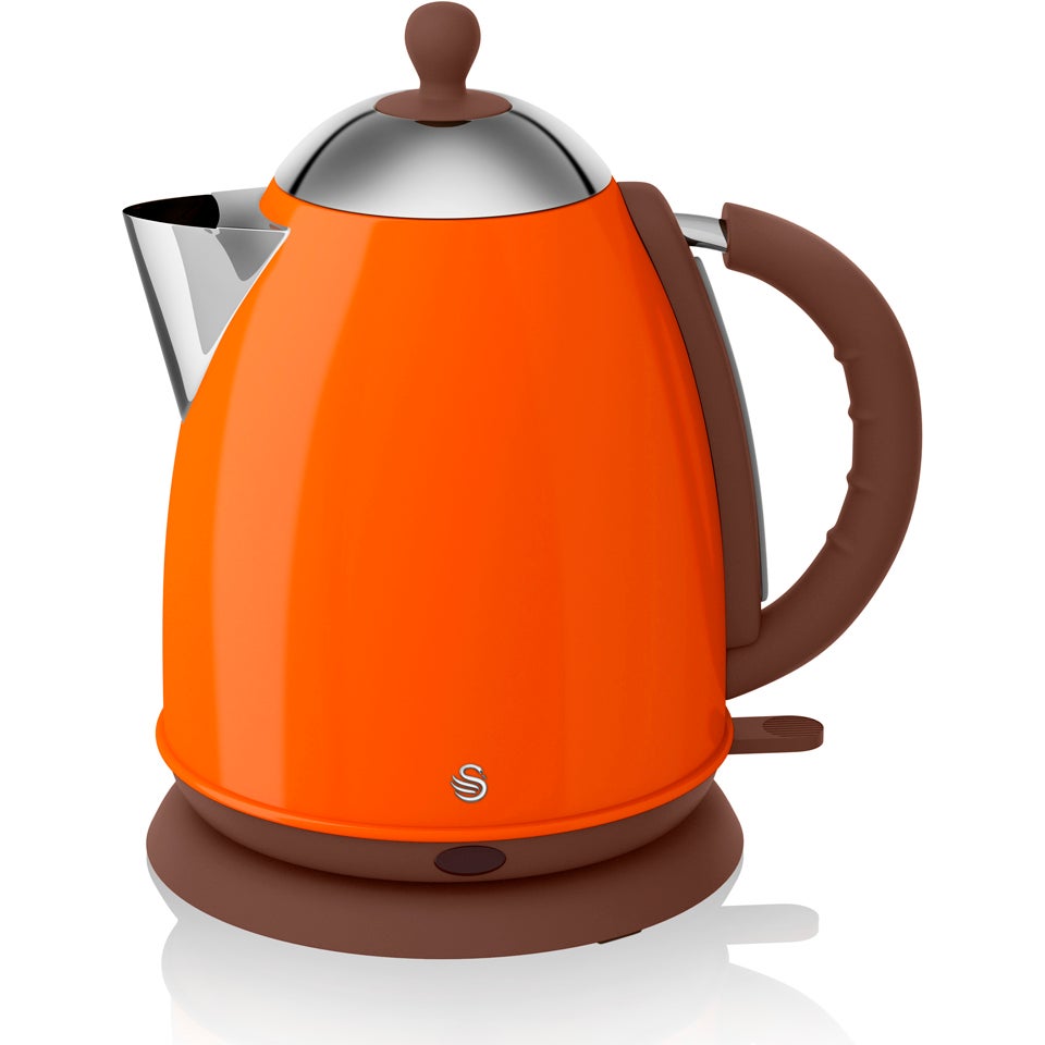 Swan retro 2025 orange kettle