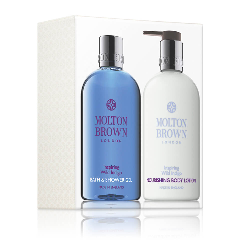 Molton Brown Inspiring Wild Indigo Bath and Body Set LOOKFANTASTIC