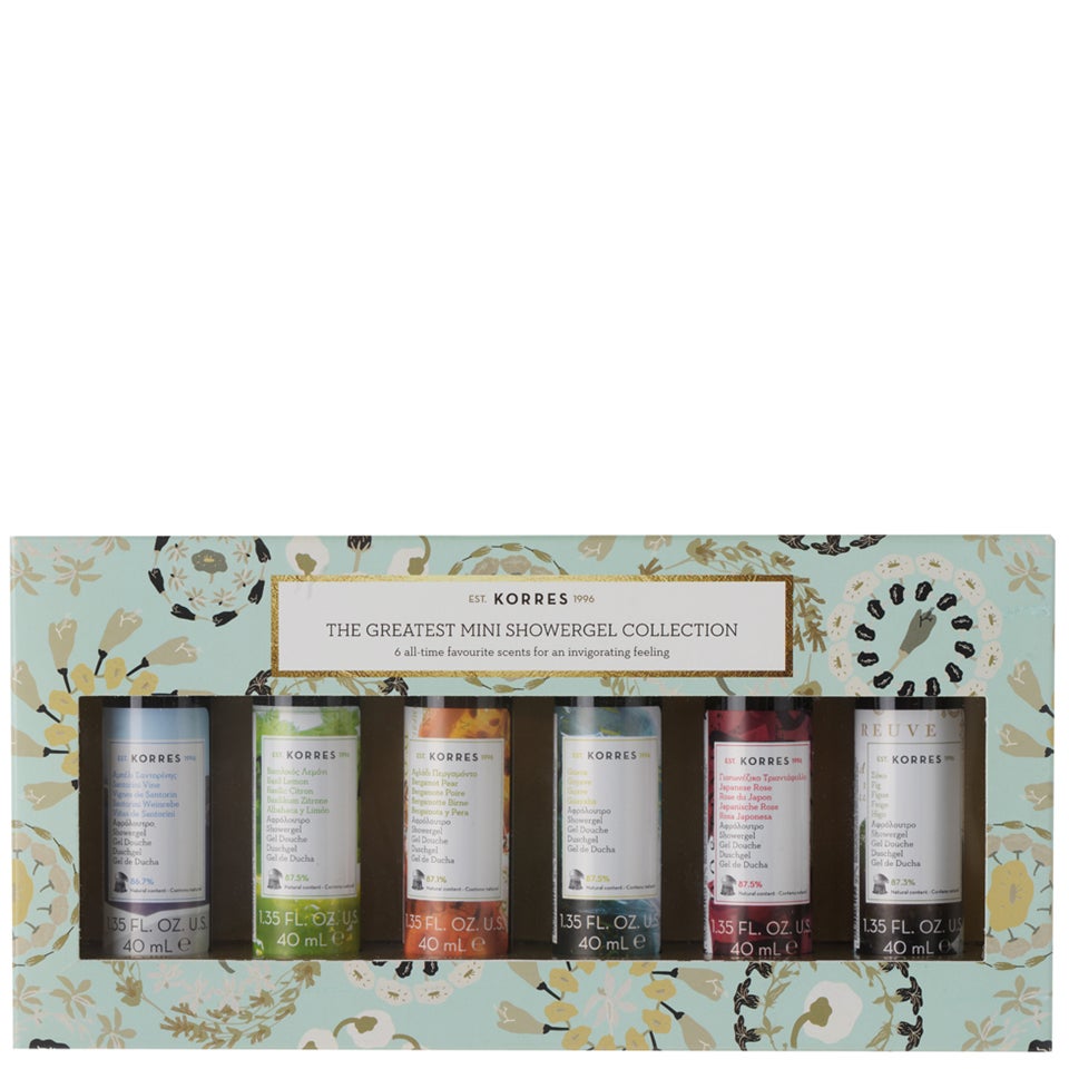 KORRES The Greatest Mini Showergel Collection