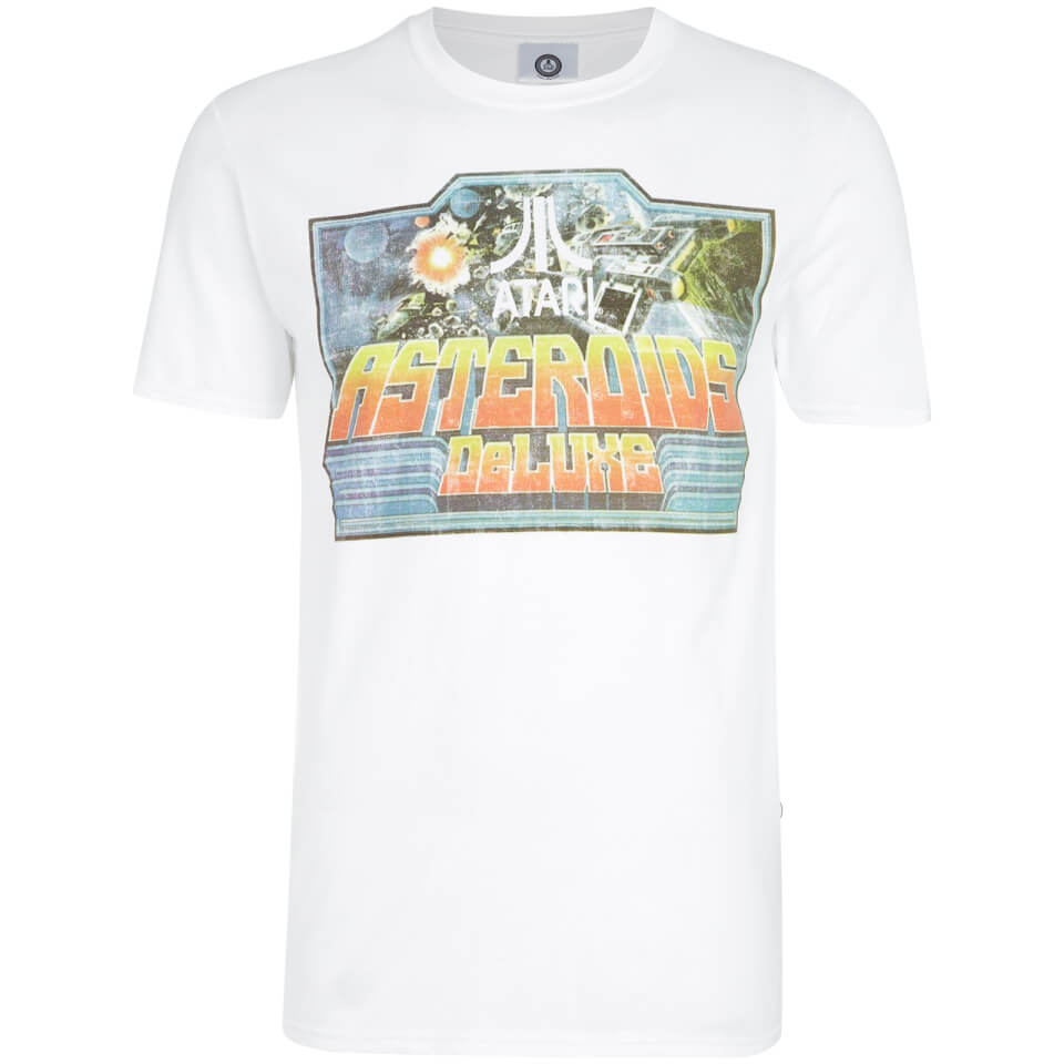 Atari Men's Asteroids Deluxe T-Shirt - White