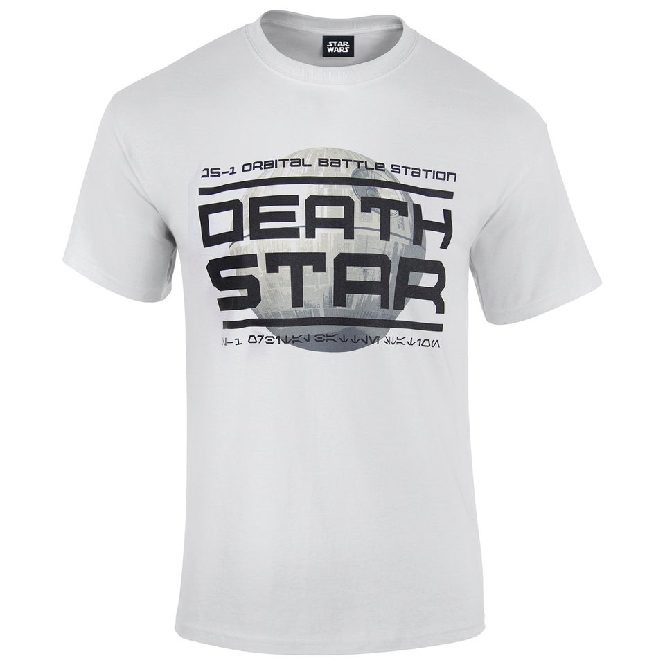 Star Wars Rogue One Men's Death Star Logo T-Shirt - White