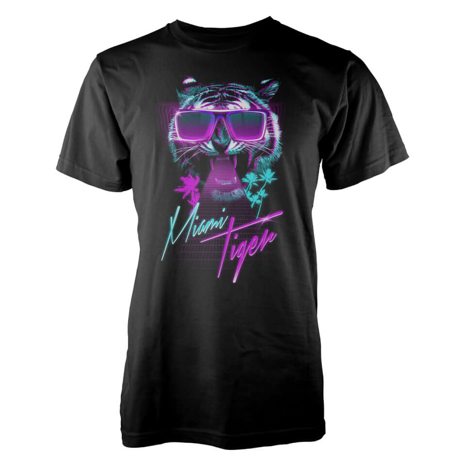 Farkas Miami Tiger Men's Black T-Shirt