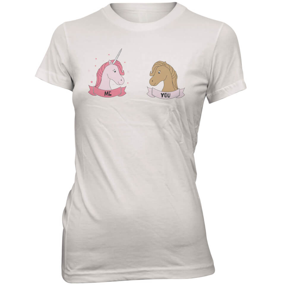 Unicorn Me Versus You Women's Slogan T-Shirt