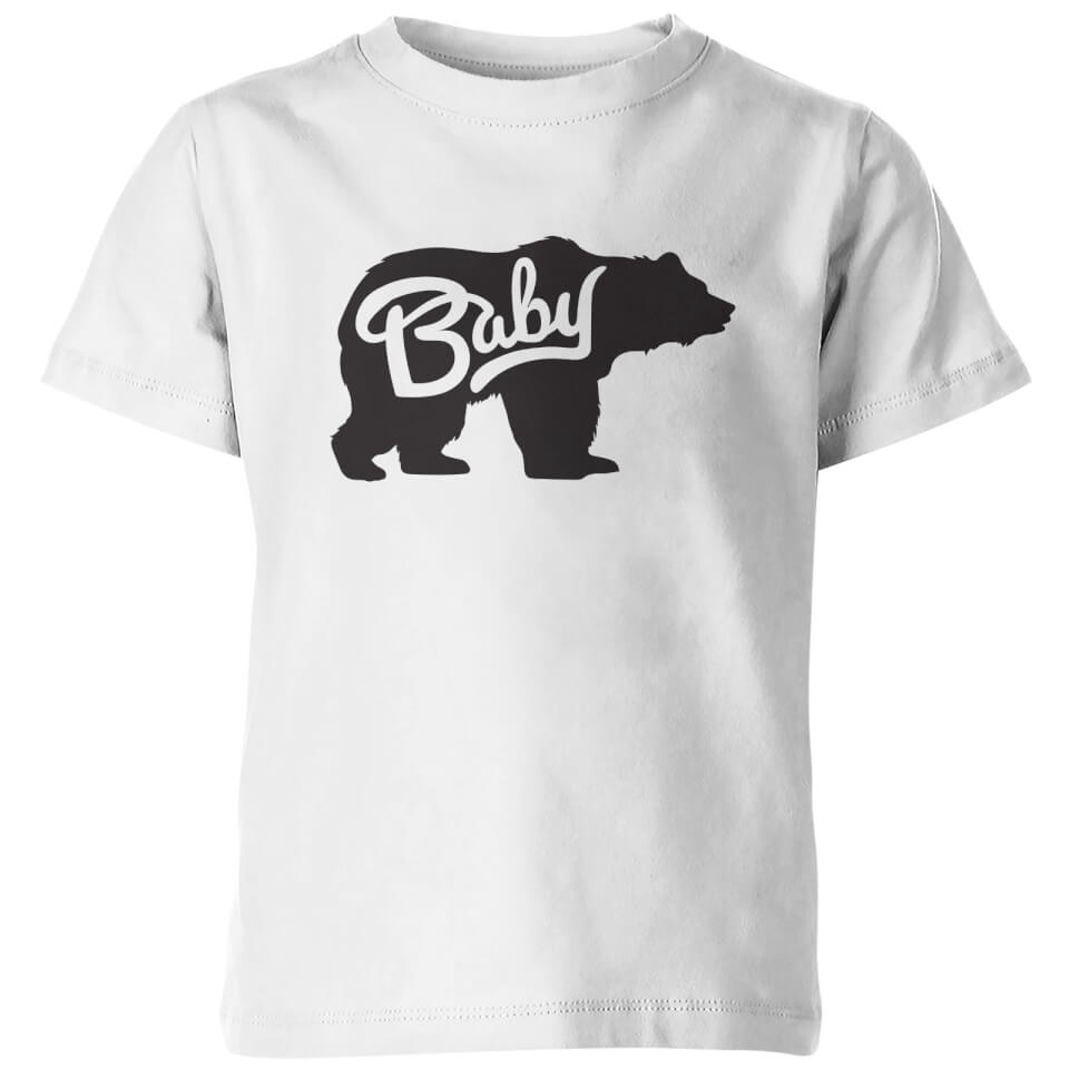 My Little Rascal Kids Baby Bear White T-Shirt