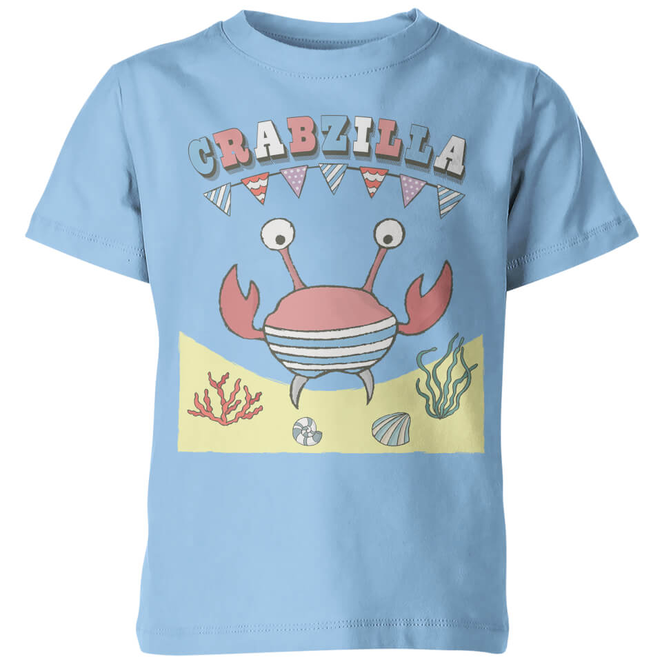 My Little Rascal Crabzilla Kids' T-Shirt - Light Blue
