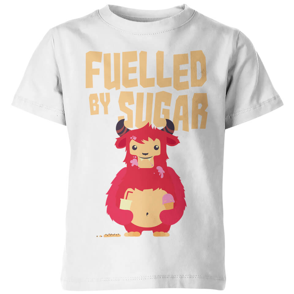 My Little Rascal Kids Fuelled by Sugar White T-Shirt
