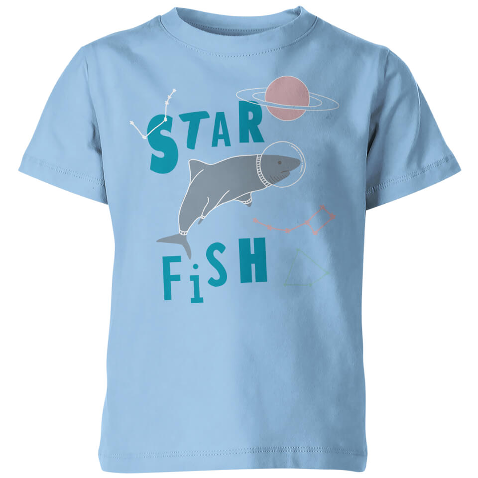 My Little Rascal Kids Star Fish Blue T-Shirt
