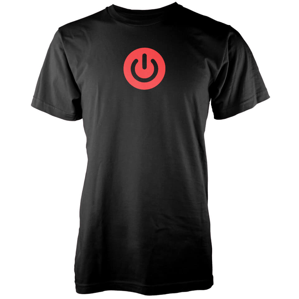 Gaming Power Button Men's Black T-Shirt