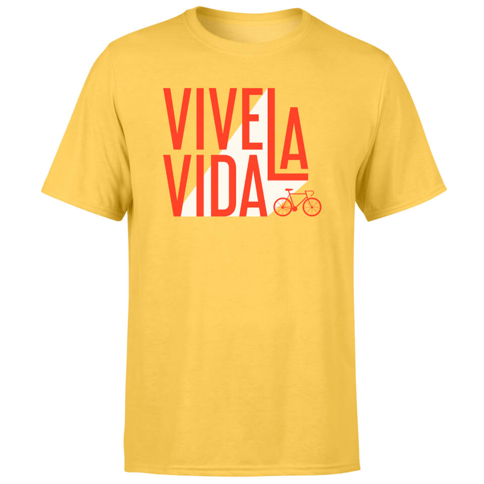 Vive La Vida Men's Yellow T-Shirt