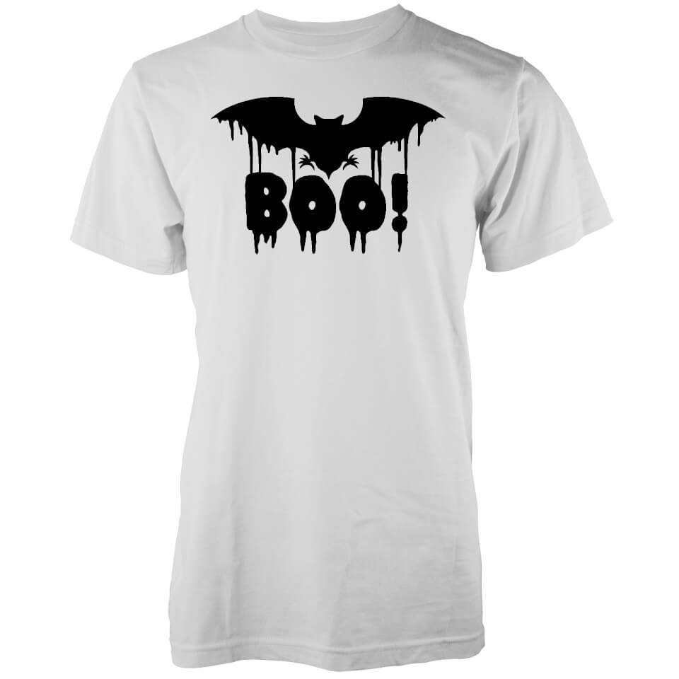 Boo Men's White T-Shirt