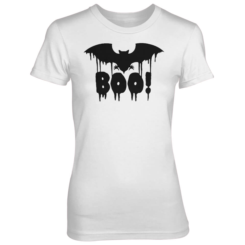 Boo Women's White T-Shirt