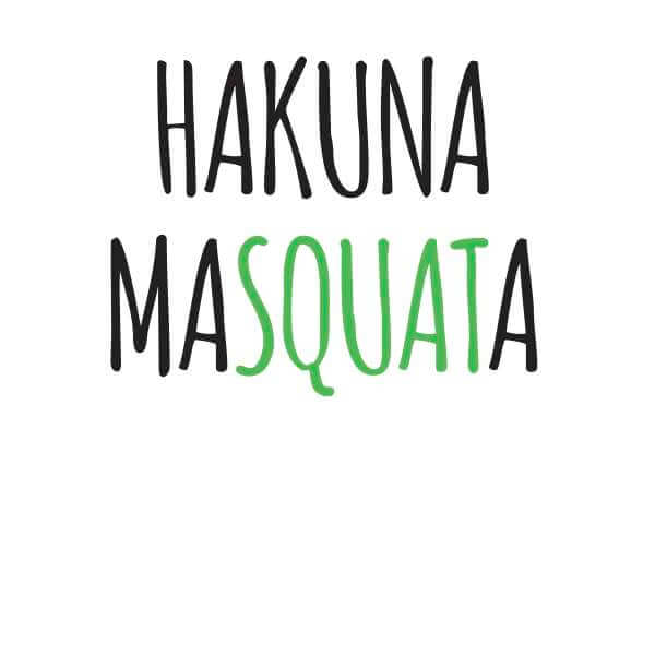 Hakuna MaSquata Women's Sweatshirt - White 0
