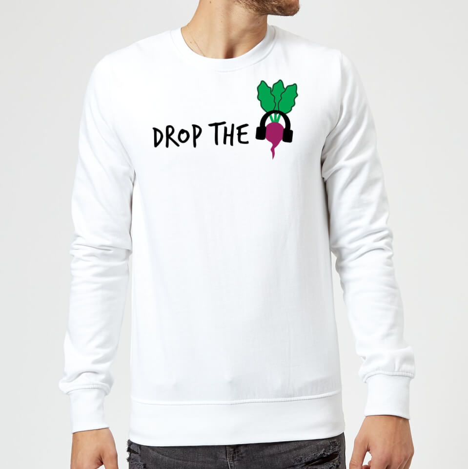 Drop the Beet Sweatshirt - White