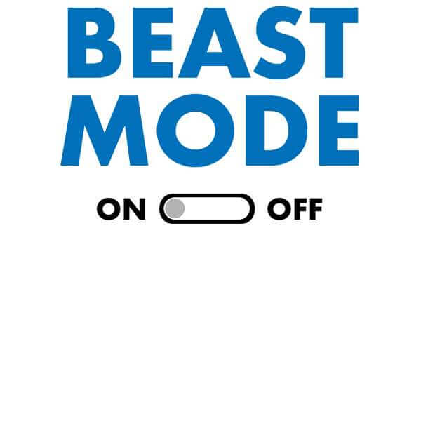 Beast Mode On Women's Sweatshirt - White 0